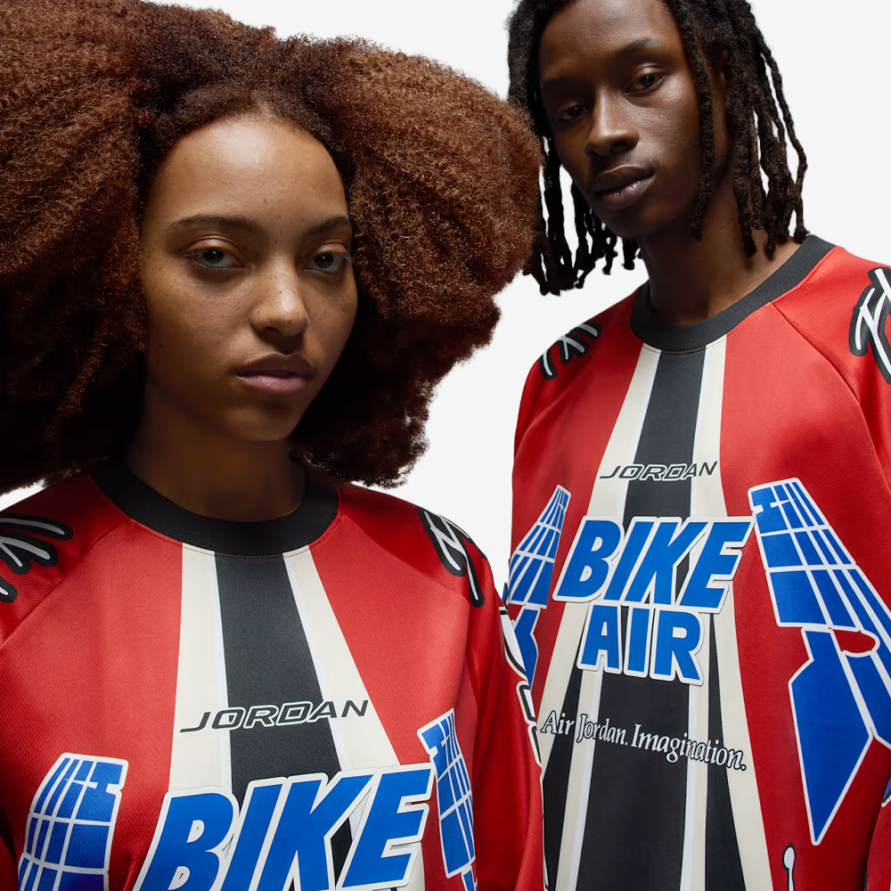 Air Jordan x Nigel Sylvester "Brick by Brick" Bike Jersey, Cinnabar#112307