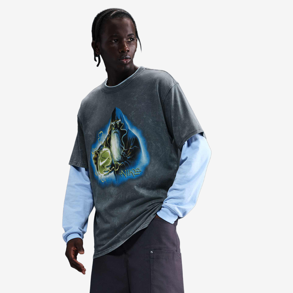 Fantasy Wizard Tee, Anthracite