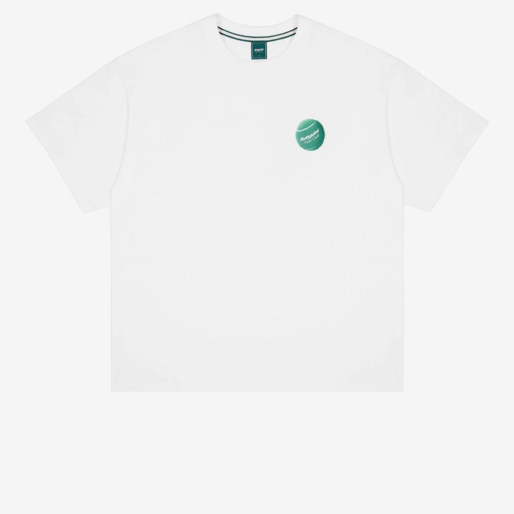 Padel Club T-Shirt, White/Green#114898