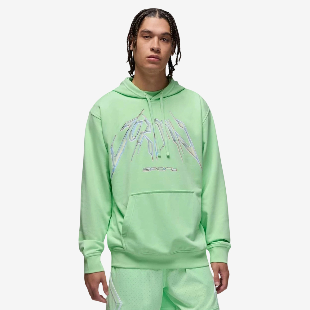 Sport Crossover Dri-FIT Pullover Fleece Hoodie, Vapour Green/White