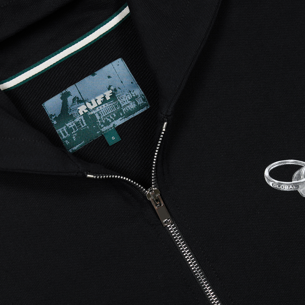 Master-Key Full-Zip Hoodie, Black#112060