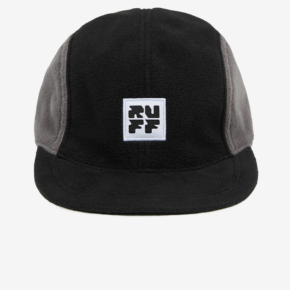 Fleece Cap, Black/Gray#110287