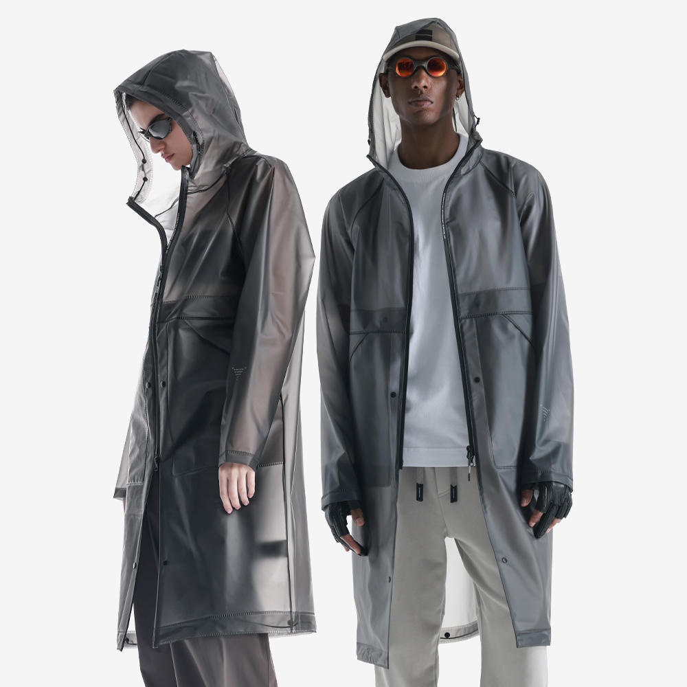 TETHYS Raincoat, Dark Grey/Dark Grey#111921