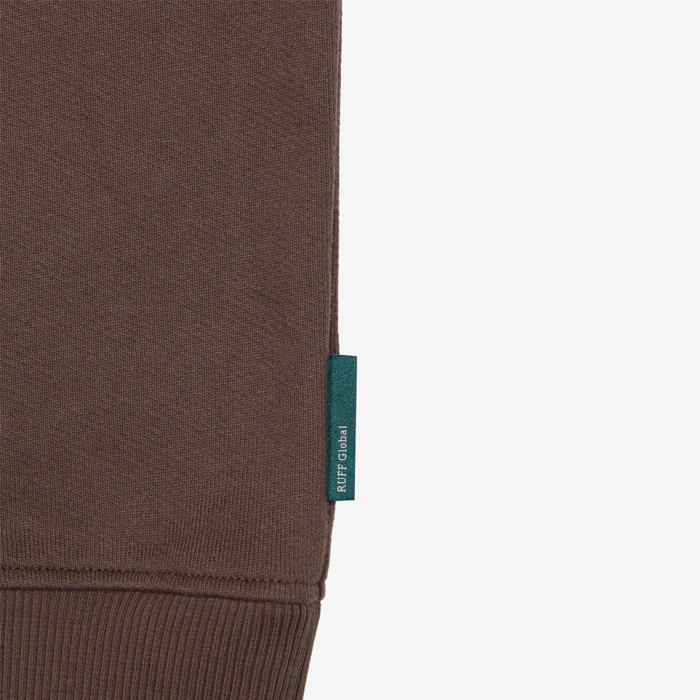 Half-Zip Sweatshirt, Coffee#112103