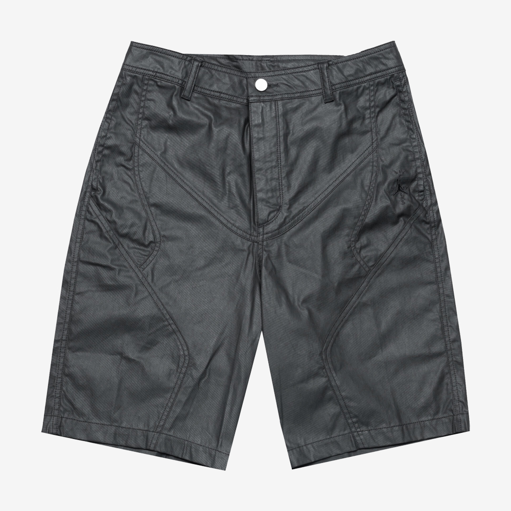 Air Jordan x Travis Scott Waxed Shorts, Black#114655