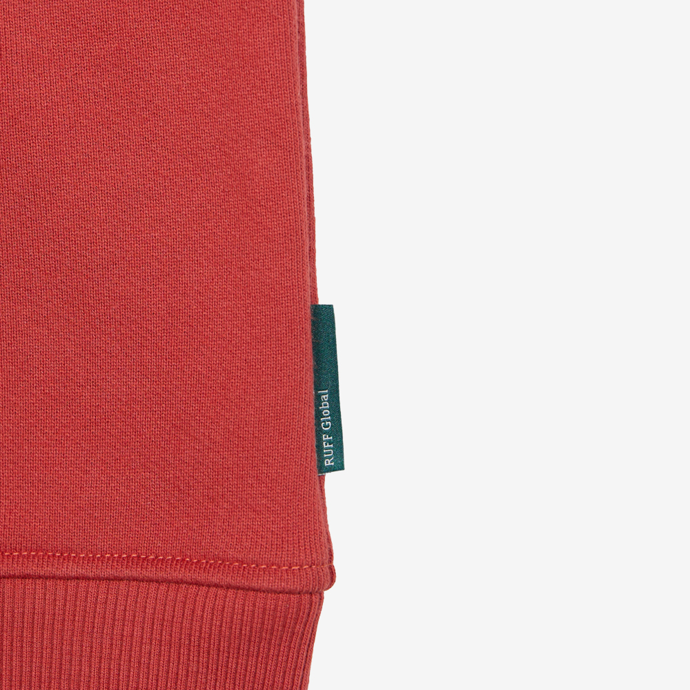 Half-Zip Sweatshirt, Terrakot#112094