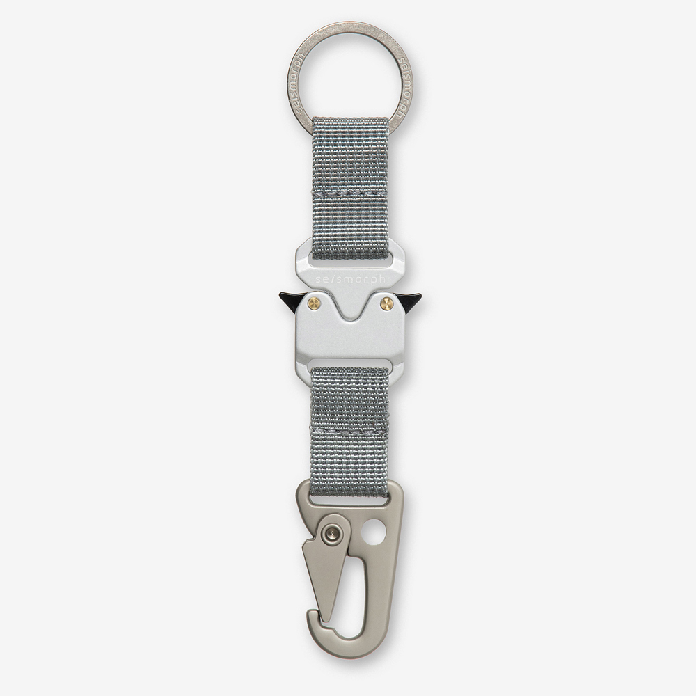 Keychain For Keys, Light Grey#109965