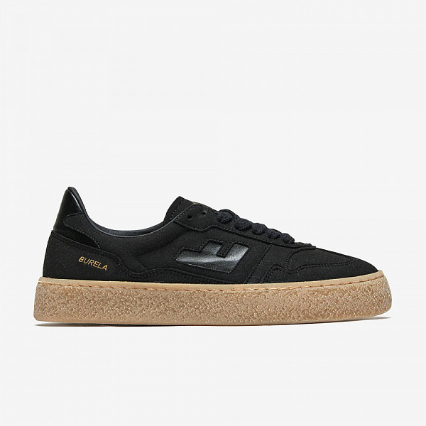 Burela Bold, Black Suede