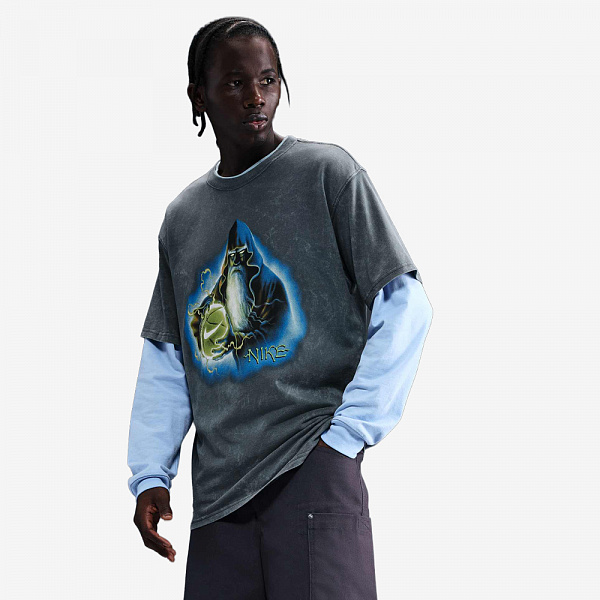 Fantasy Wizard Tee, Anthracite
