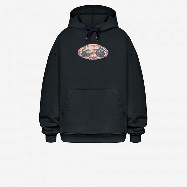 Snail Clash Hoodie, Navy