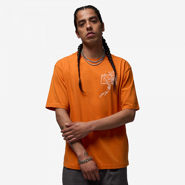 Brooklyn Shattered Backboard Oversized Graphic T-Shirt, Starfish/Sail