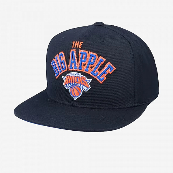 New York Knicks NBA ZZ Snapback, Black/Blue