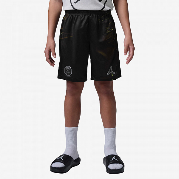 PSG x Air Jordan 2026 Stadium Night Edition Dri-FIT Soccer Shorts, Black/Black