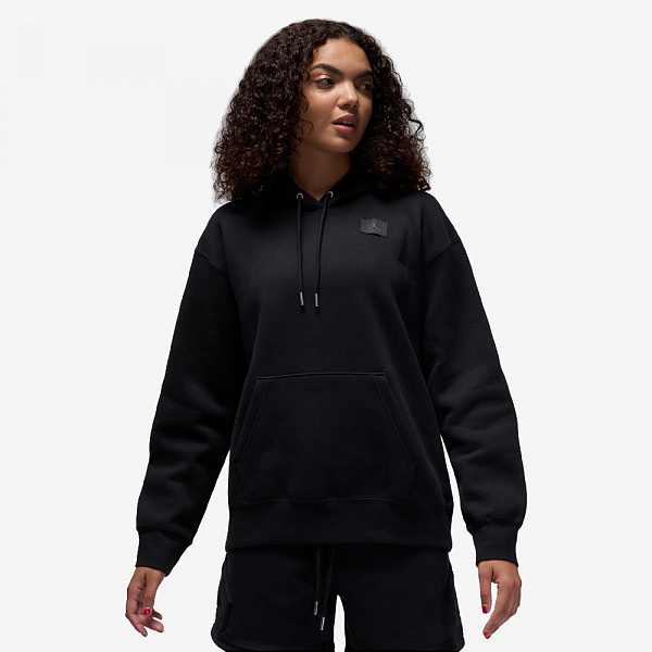 Wmns Flight Fleece Pullover Hoodie, Black